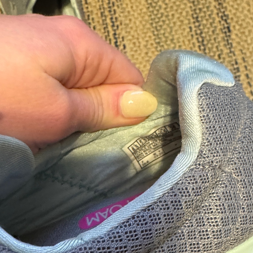 Skechers Memory Foam Charcoal Slip-On Shoes - Picture 4 of 4